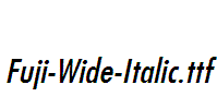 Fuji-Wide-Italic