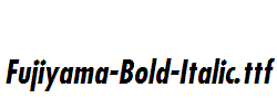 Fujiyama-Bold-Italic