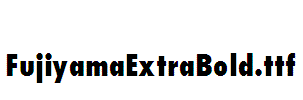 FujiyamaExtraBold