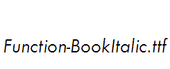 Function-BookItalic