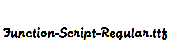 Function-Script-Regular