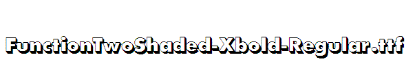 FunctionTwoShaded-Xbold-Regular