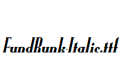 FundRunk-Italic