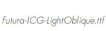 Futura-ICG-LightOblique