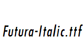 Futura-Italic