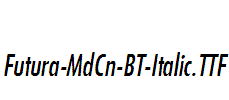 Futura-MdCn-BT-Italic