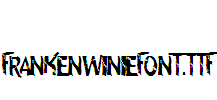 frankenwiniefont