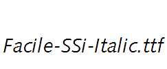 Facile-SSi-Italic