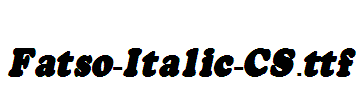 Fatso-Italic-CS