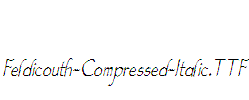 Feldicouth-Compressed-Italic