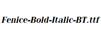 Fenice-Bold-Italic-BT