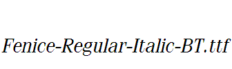 Fenice-Regular-Italic-BT