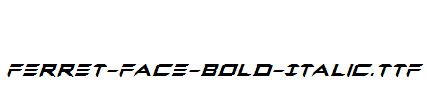 Ferret-Face-Bold-Italic