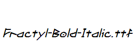 Fractyl-Bold-Italic