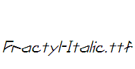 Fractyl-Italic