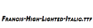 Francis-High-Lighted-Italic