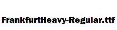 FrankfurtHeavy-Regular