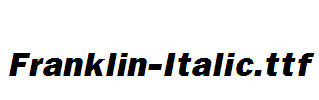 Franklin-Italic