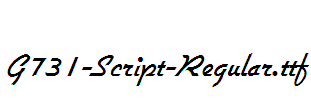 G731-Script-Regular