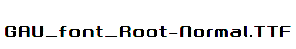 GAU_font_Root-Normal