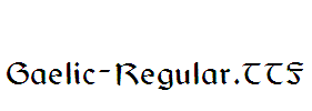 Gaelic-Regular