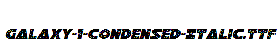 Galaxy-1-Condensed-Italic