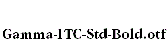 Gamma-ITC-Std-Bold