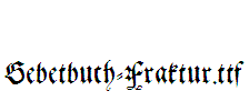 Gebetbuch-Fraktur