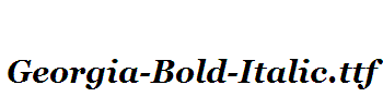 Georgia-Bold-Italic