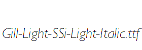 Gill-Light-SSi-Light-Italic