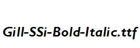 Gill-SSi-Bold-Italic