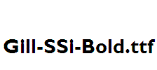 Gill-SSi-Bold