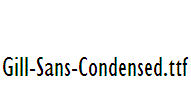 Gill-Sans-Condensed