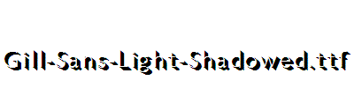 Gill-Sans-Light-Shadowed