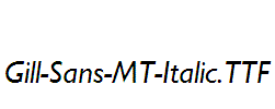 Gill-Sans-MT-Italic