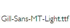 Gill-Sans-MT-Light