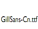 GillSans-Cn