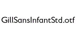 GillSansInfantStd