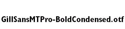 GillSansMTPro-BoldCondensed