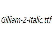 Gilliam-2-Italic