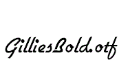 GilliesBold