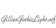 GilliesGothicLight