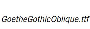 GoetheGothicOblique