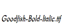 Goodfish-Bold-Italic