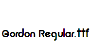 Gordon-Regular