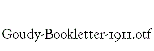 Goudy-Bookletter-1911