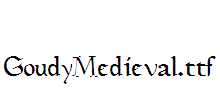 GoudyMedieval