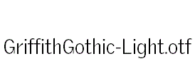 GriffithGothic-Light