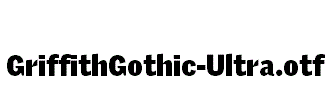 GriffithGothic-Ultra