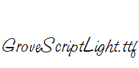 GroveScriptLight